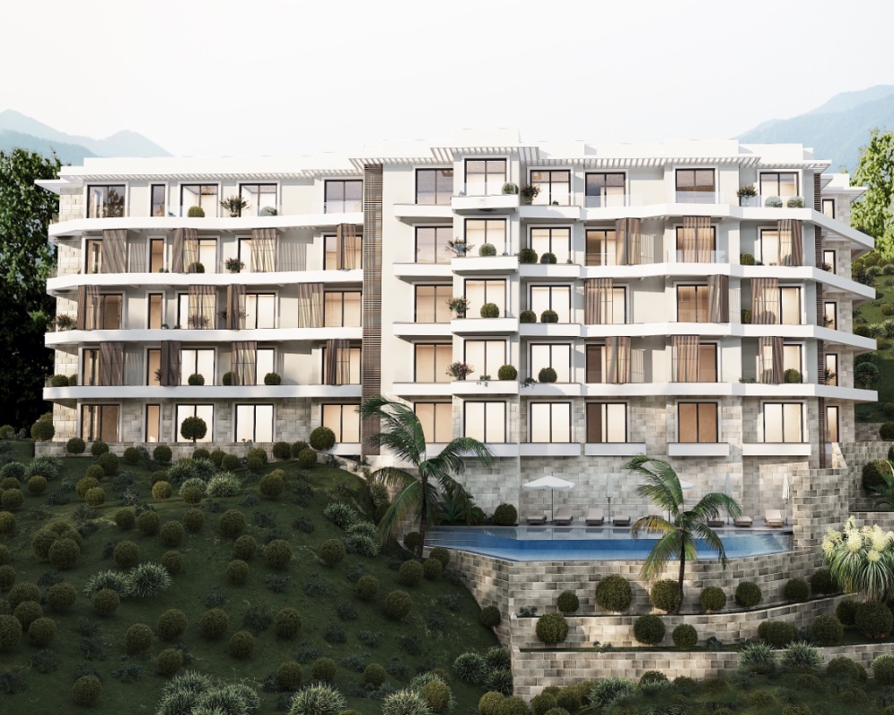 Sunny Side Resort & SPA, komplex v Bečići, Čierna Hora